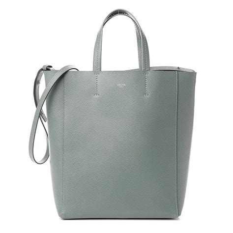 celine small vertical cabas in turquoise grained calfskin|Women's Small Cabas De France in Grained Calfskin .